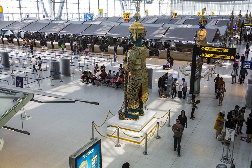 Flughafen Bangkok Abflug