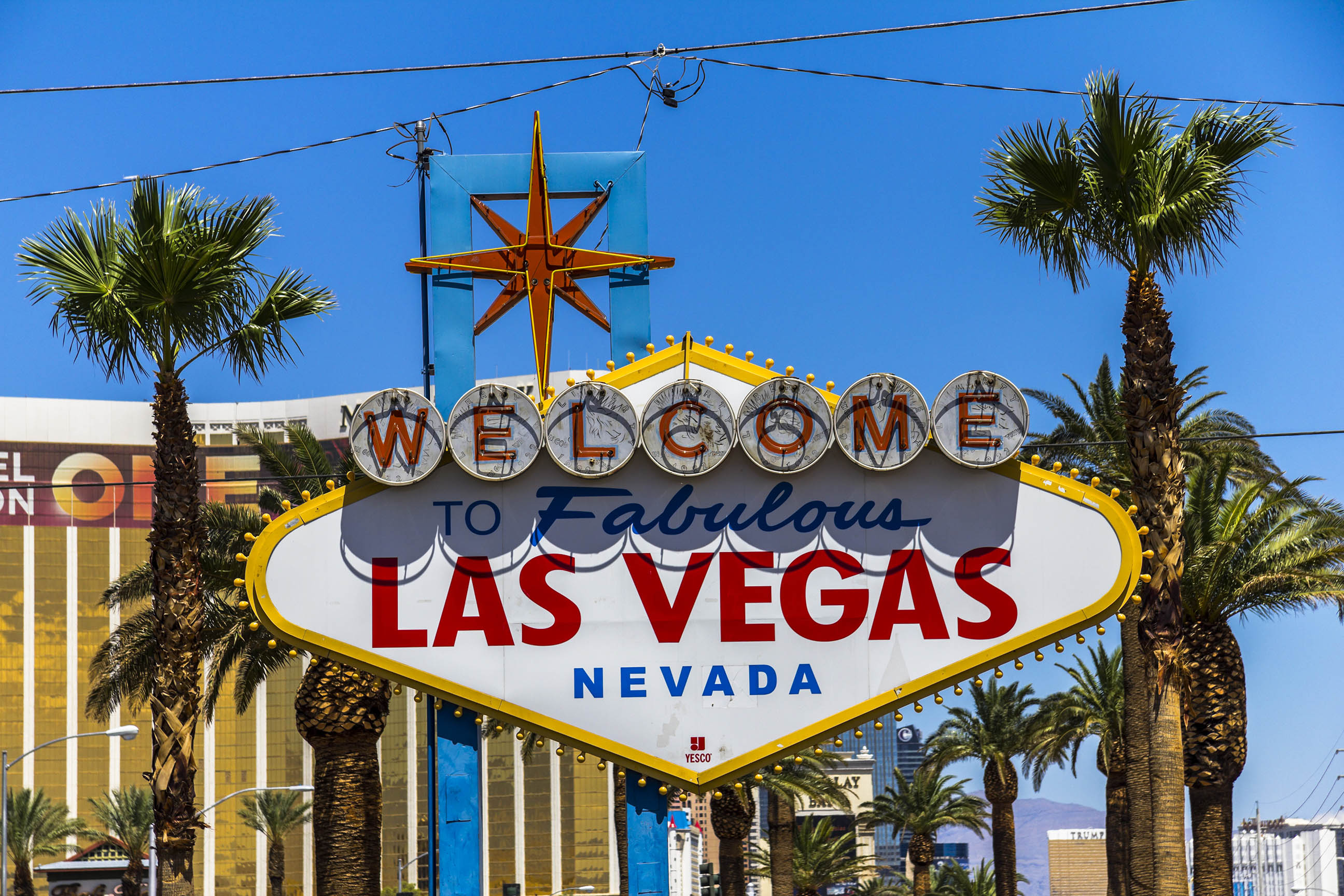 Las Vegas Schild Welcome Sign - Westküste USA Rundreise