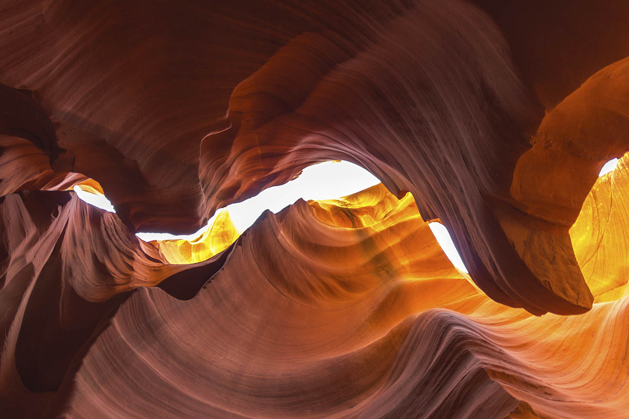 Antelope Canyon Lichter und Farben - Westküste USA Rundreise