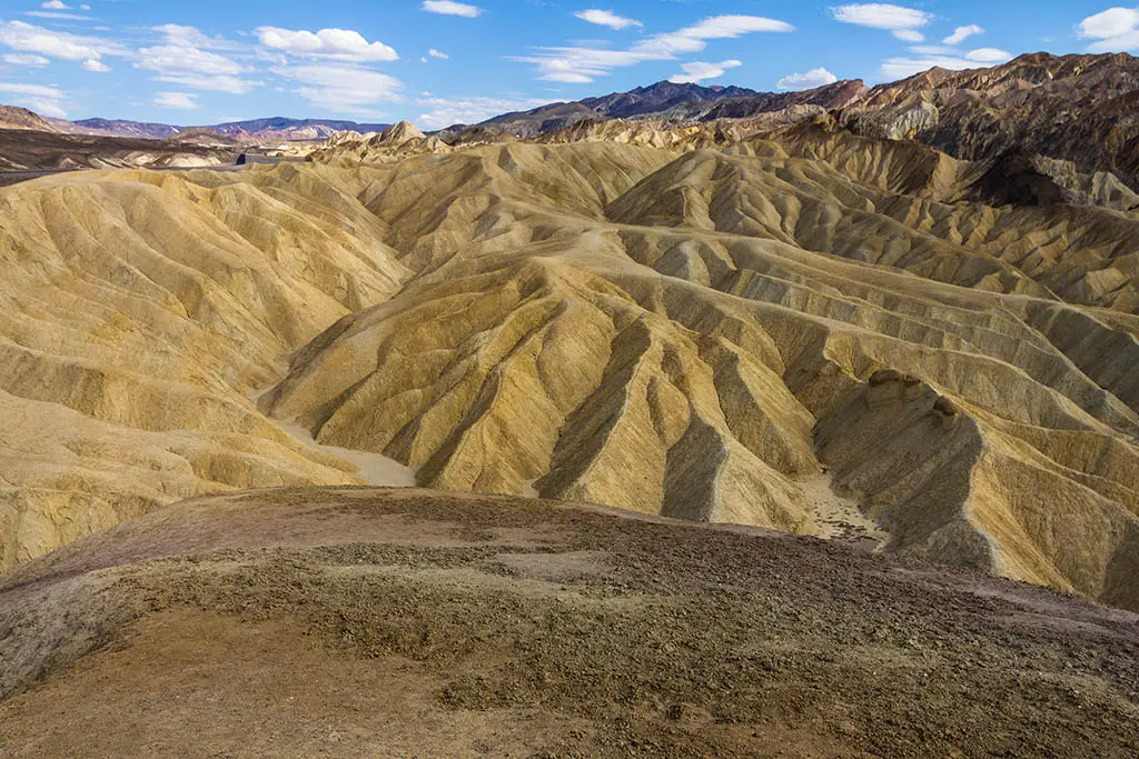 Zabriskie Point Death Valley - Westküste USA Rundreise
