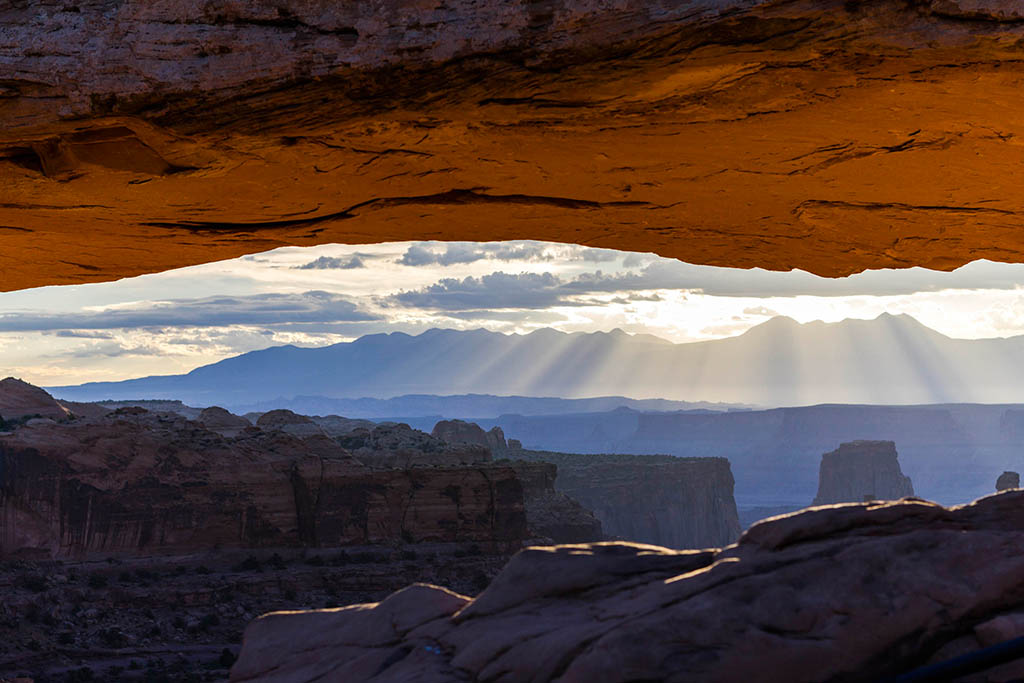 Mesa Arch Sonnenaufgang Canyonlands Park - Westküste USA Rundreise