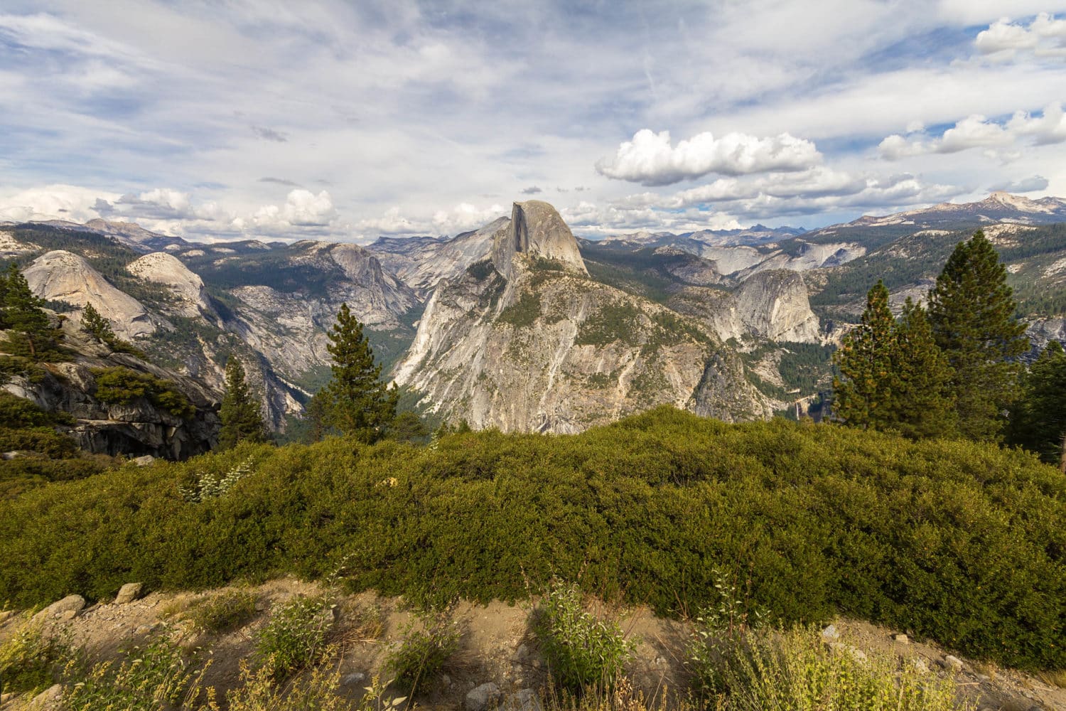 Glacier Point im Yosemite Park - Westküste USA Rundreise