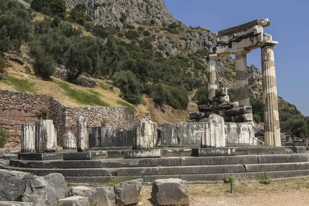 Delphi Antikes Griechenland Reiseroute Rundreise