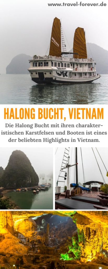Die Halong Bucht in Vietnam ist eines der schönsten Reiseziele der Region, welches man wunderbar mit einer Bootsfahrt entdecken kann. Mehr im Artikel ;) | Halong Bay Vietnam | Tagestour Halong Bay | Vietnam Reiseziele | Halong Bay Anbieter | Vietnam Reisetipps