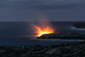 Lava Viewing Kalapana Hawaii