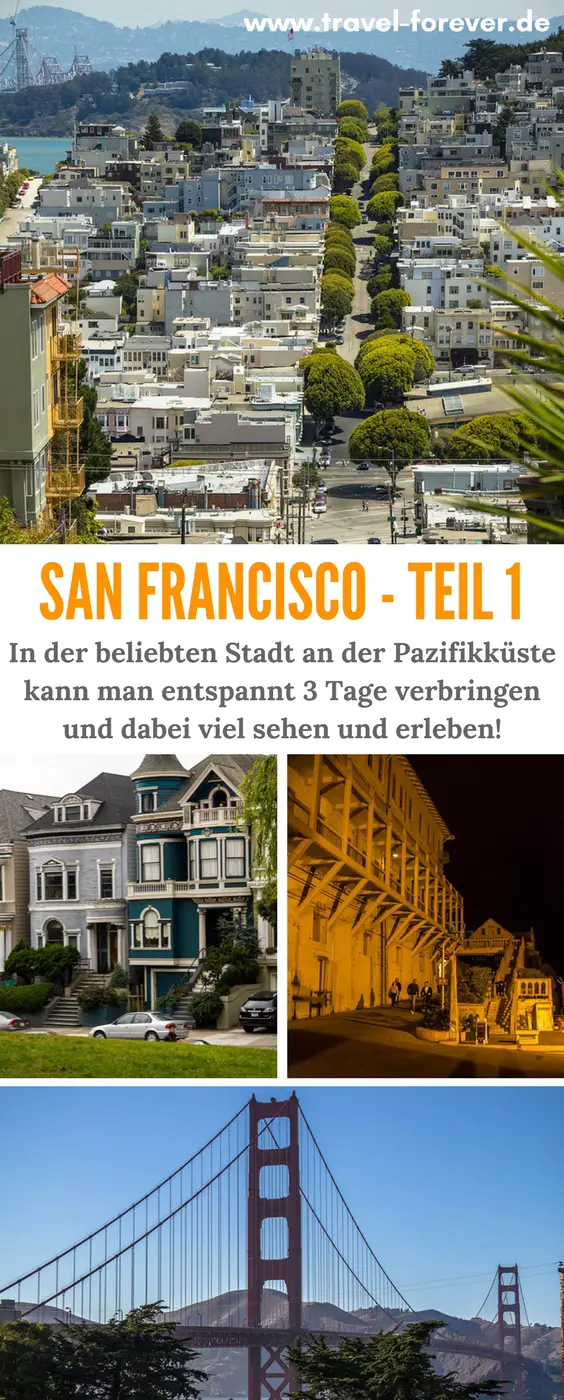 In diesem 2-teiligen Artikel über San Francisco stelle ich die schönsten Sehenswürdigkeiten in einer Empfehlung für 3 Tage vor, welche v.a. für Erstbesucher geeignet ist. | Kalifornien | Pazifik | City by the bay | Roadtrip USA | Alcatraz | Twin Peaks | Pier 39 | Golden Gate Bridge srcset=
