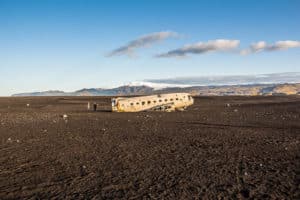 Flugzeugwrack Island DC-3 Boeing