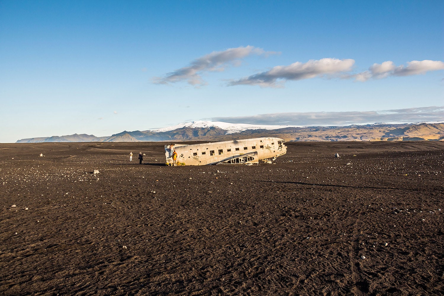 Flugzeugwrack Island DC-3 Boeing