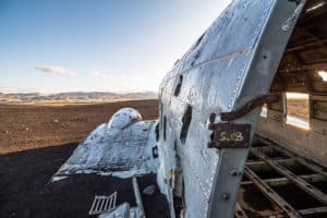 Flugzeugwrack Island DC-3 Boeing