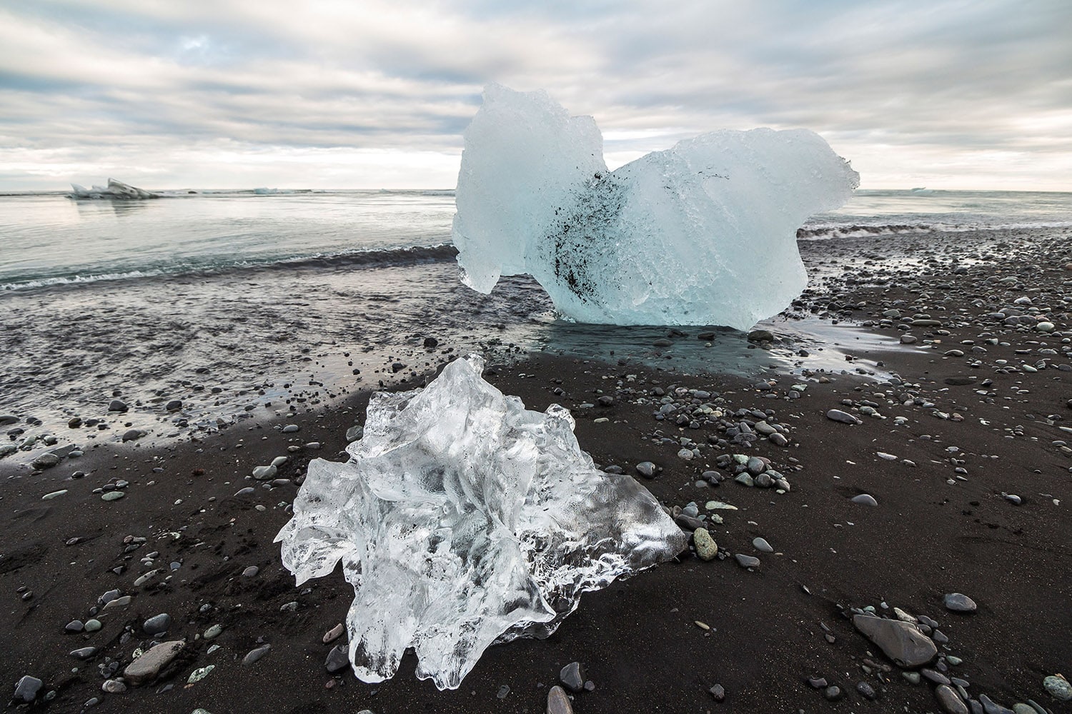 Gletscherlagune Jökulsárlón - Eisberge in Island