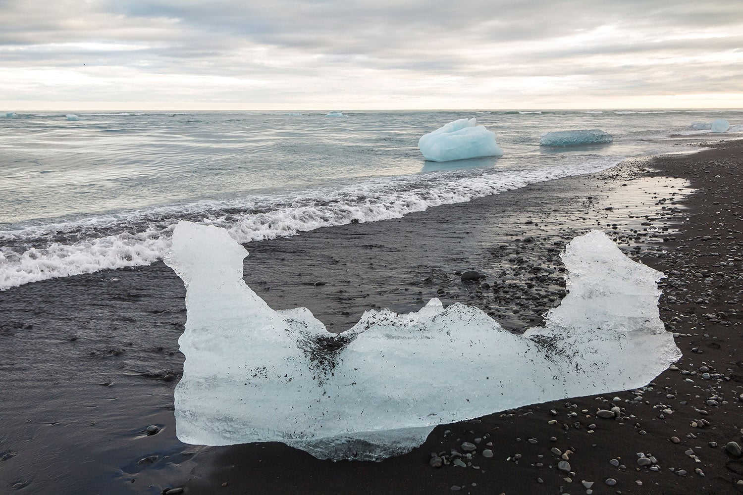 Gletscherlagune Jökulsárlón - Eisberge in Island