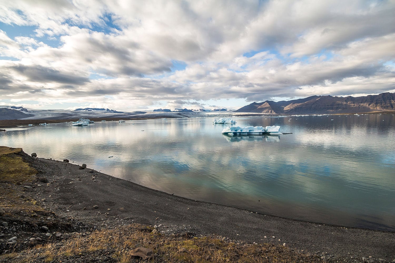 Gletscherlagune Jökulsárlón - Eisberge in Island