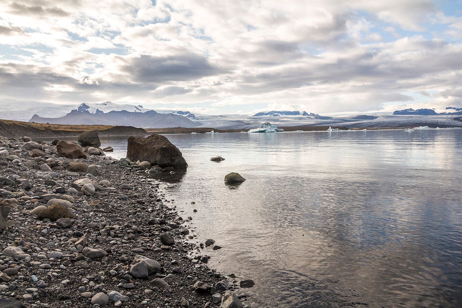 Gletscherlagune Jökulsárlón - Eisberge in Island