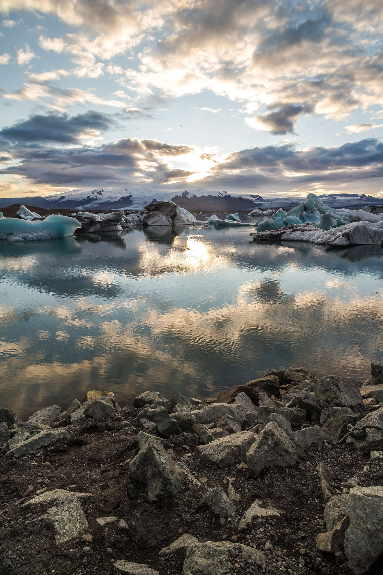 Gletscherlagune Jökulsárlón - Eisberge in Island