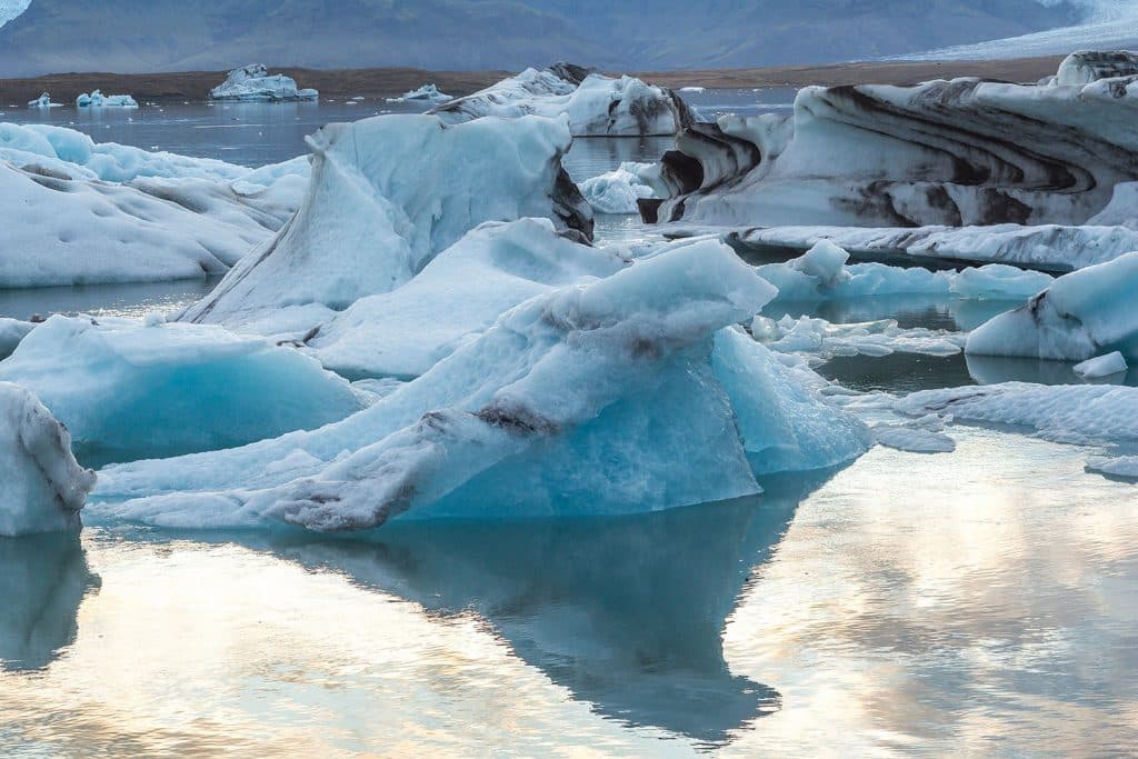 Gletscherlagune Jökulsárlón - Eisberge in Island