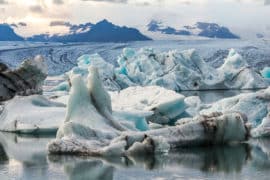 Gletscherlagune Jökulsárlón - Eisberge in Island