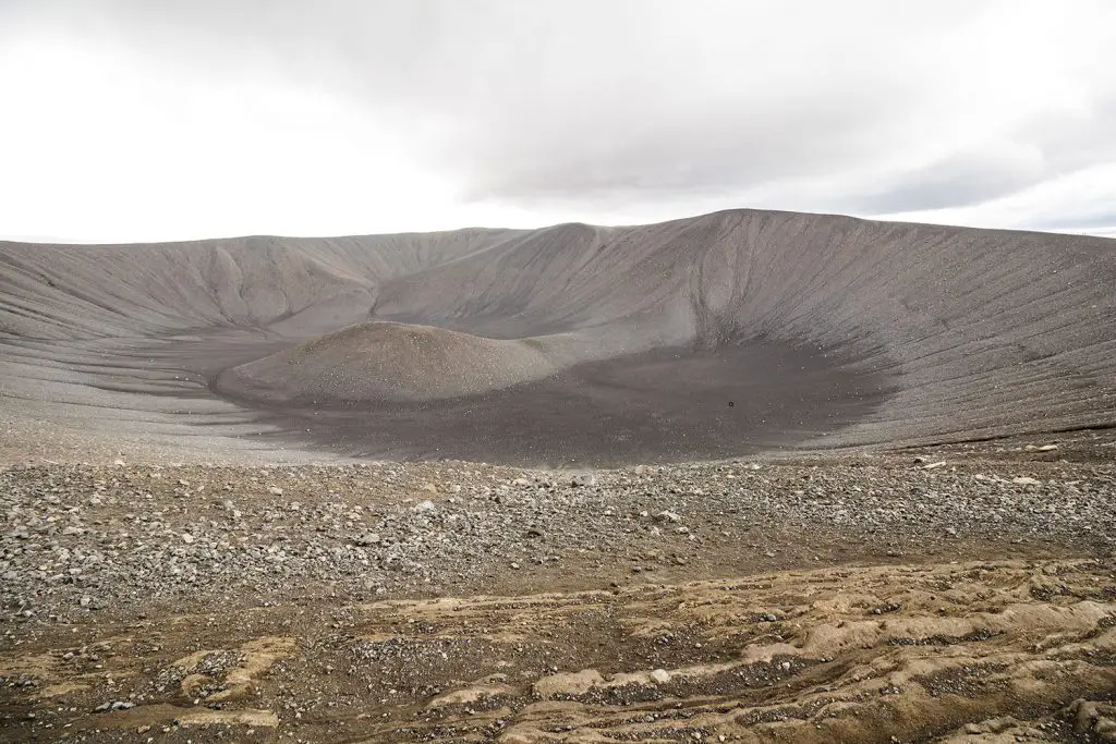 Hverfjall Myvatn - Blick in den Vulkankrater