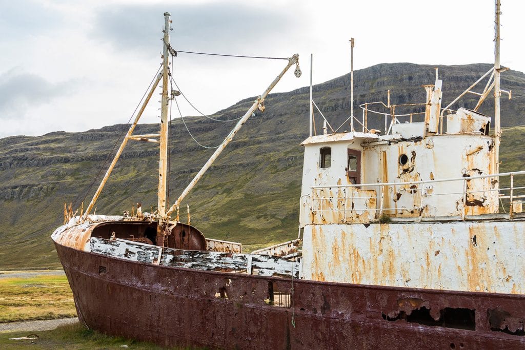 Garðar BA 64 - Island Schiffswrack