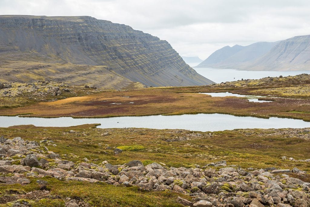Einsame Landschaft in den abgelegenen Westfjorden