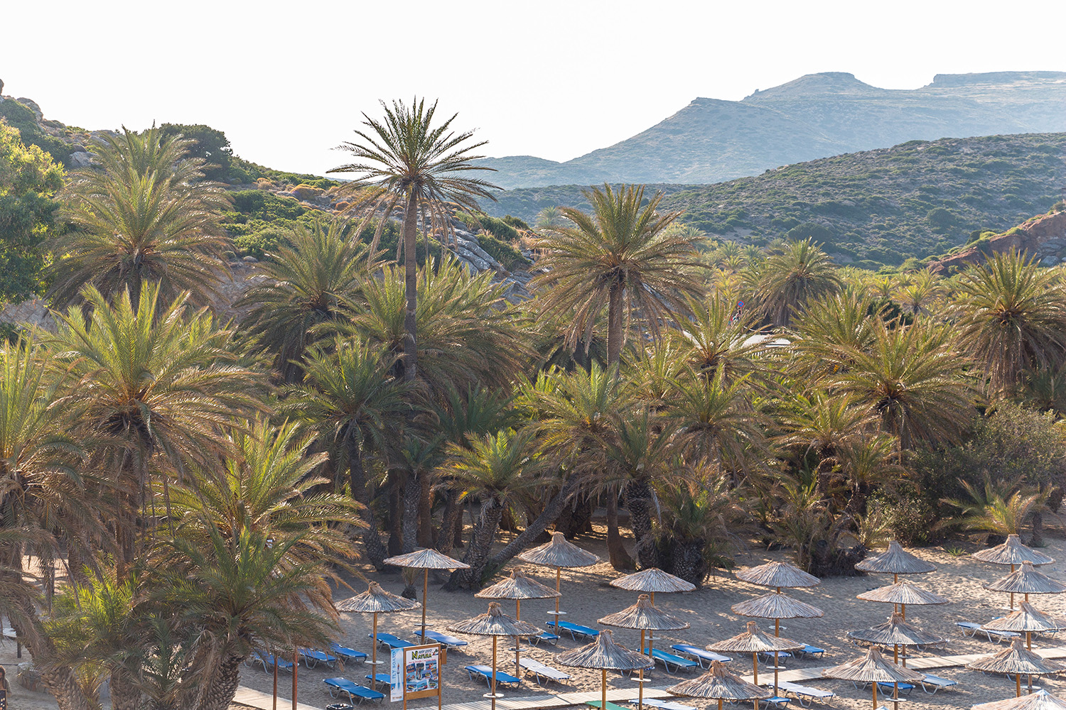 Palmenstrand von Vai Sehenswürdigkeit