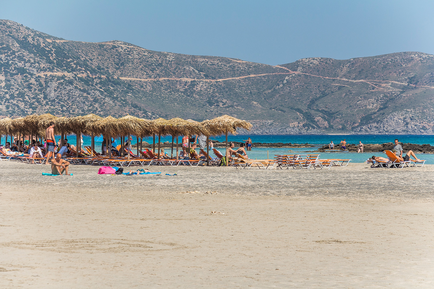 Elafonissi Beach auf Kreta