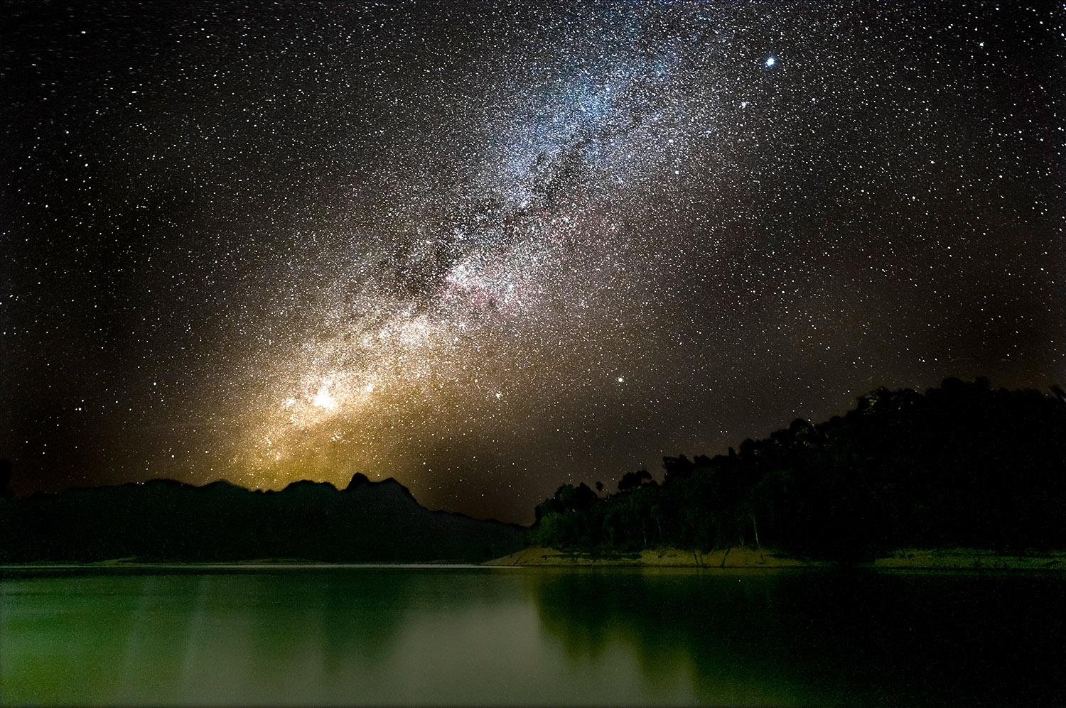 Milchstraße im Khao Sok Nationalpark