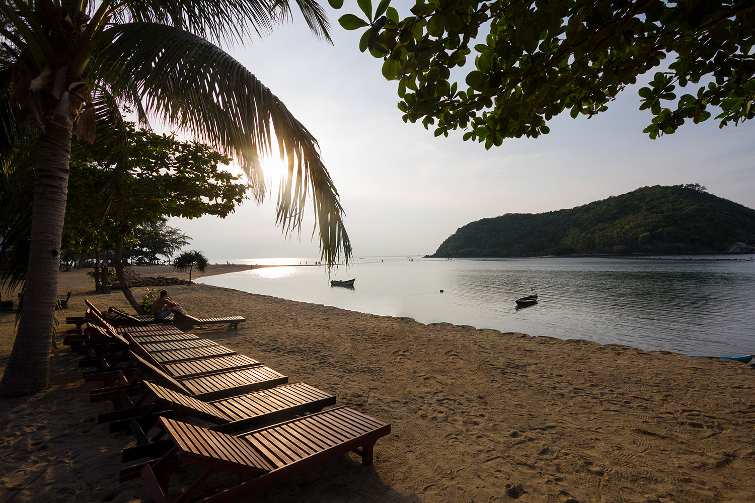 Mae Haad Strand auf Koh Phangan