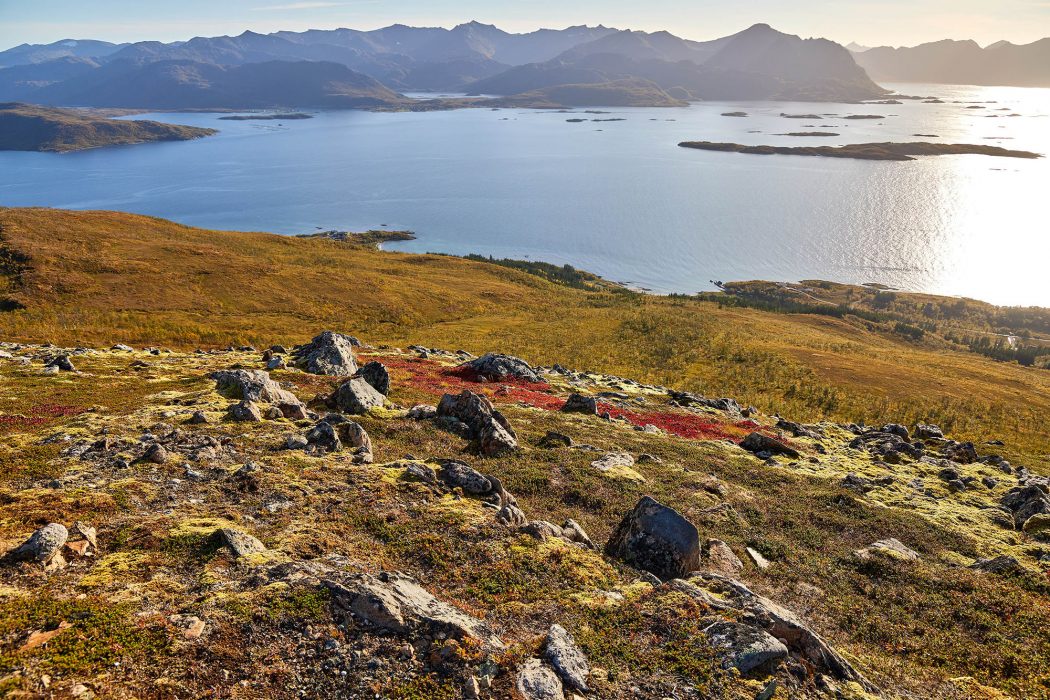 Hudfjellet Wanderung - Aussicht